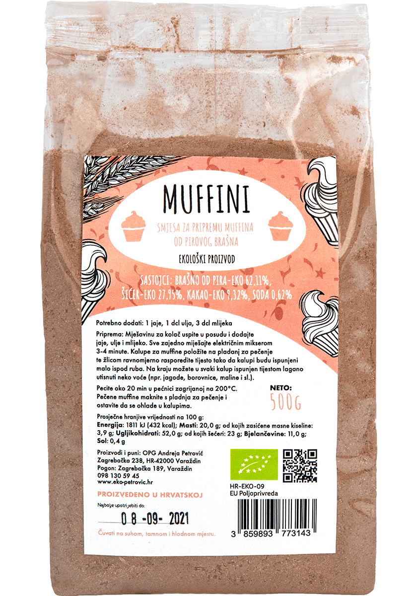 Muffins, 500g