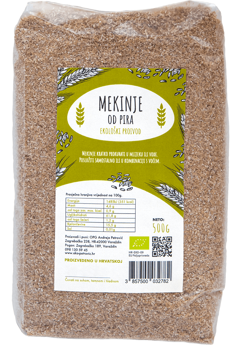 Pirove mekinje, 500g